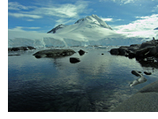 Image: arctic water and mountain
