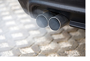 Image: car exhaust fumes